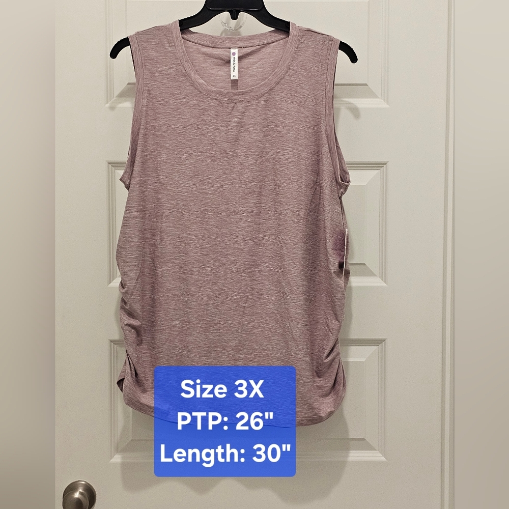 Ebb & Flow Active Sleeveless Top, NWT, Size 3X